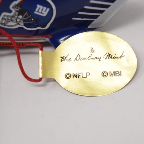 2006 Danbury Mint NY Giants Victory Plane Santa Claus New York NFL Ornament NFC - Picture 7 of 16